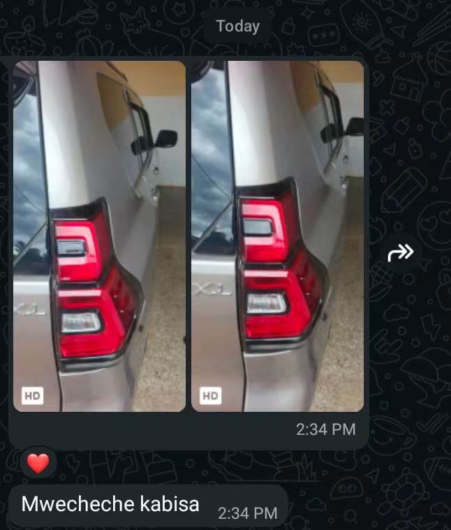 Toyota Prado J150/J160 2017–2020 Tail Light Lens / Tail Lamp Lens
