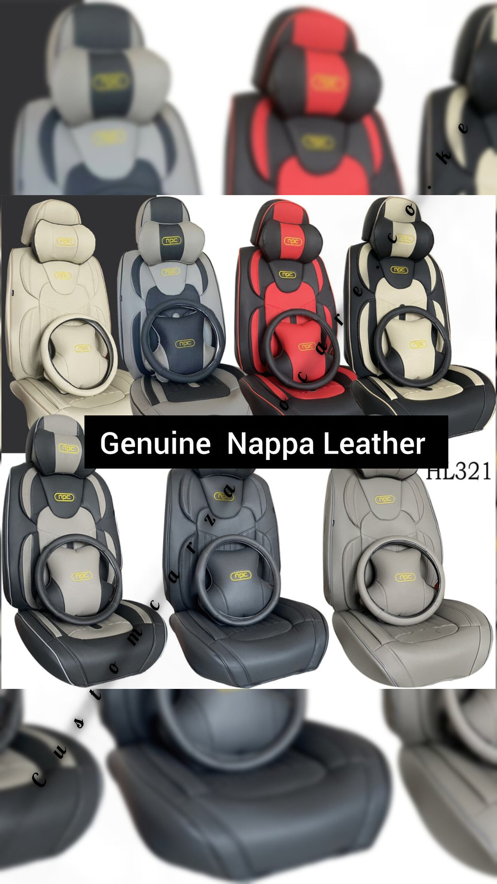 Executive NPC Nappa Leather Seat Covers