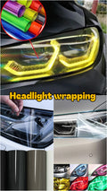 Headlight wrapping