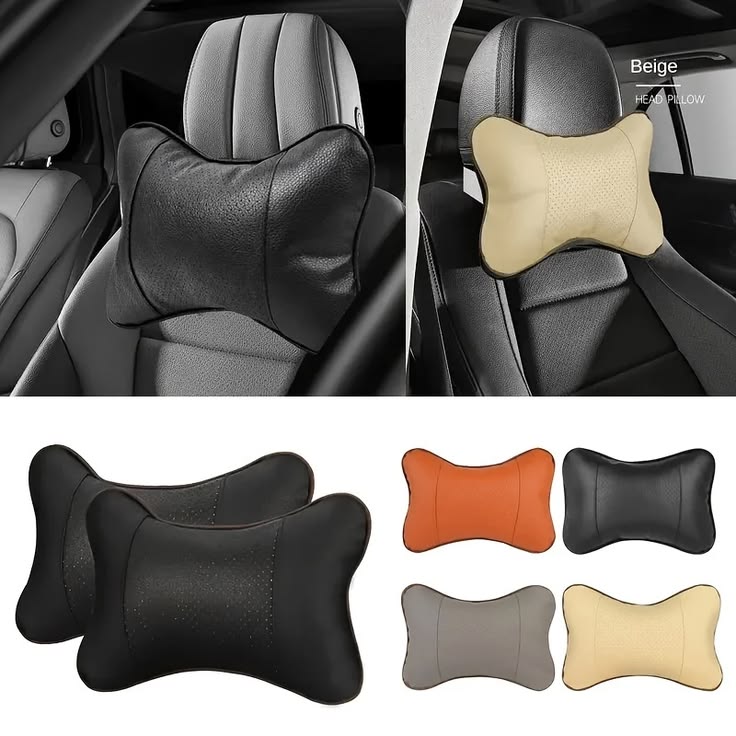 2Pcs Headrest Pillow